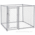 outdoor galvanized chain link fence kennel dog cage